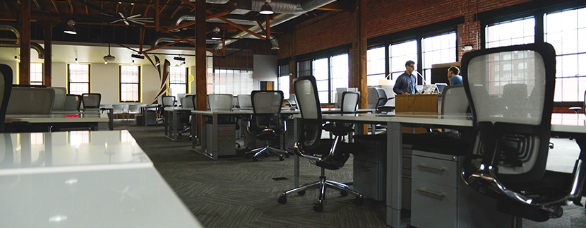 office space available through commercial lease